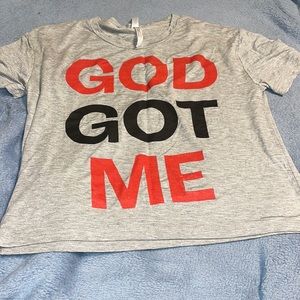 Womens custom god got me